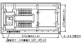 MAG3516D テンパール工業 住宅用分電盤(扉付、大型付属機器取付スペース付、16+0、50A)