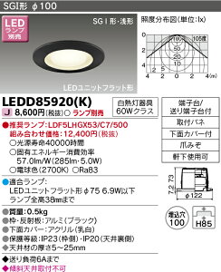LEDD85920(K) ���� LED�����_�E�����C�g(5.4W�A��100)