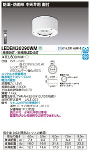 LEDEM30290WM ���� ���p�Ɩ���� �h���h�J�^ 30���� ���V��p �`8m �����F
