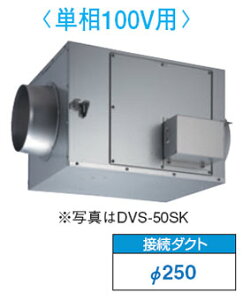 DVS-120SK ���� �X�g���[�g�_�N�g�t�@��(�É��`�E�P��100V)��250�p