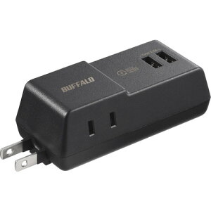 BMPA24TP2BK BUFFALO RZgtAC[d USB×2 2.4A ubN