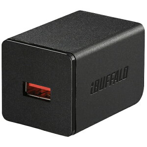 BSMPA2402P1BK BUFFALO 2.4A USB}[d AutoPowerSelect@\ 1|[g^Cv USBx1 ubN