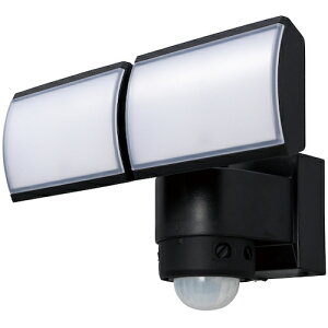 DSLD20C2 DELCATEC LEDセンサーライト(2灯型) 黒