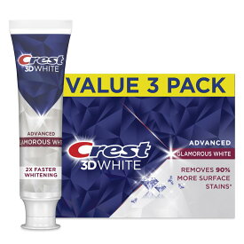 クレスト3Dホワイト グラマラスホワイト 歯磨き粉 93g×3個 お買い得セット(Crest 3D White Luxe Glamorous White Toothpaste) 【MB】