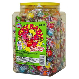 ςK@Cry Baby Extra Sour Bubble Gum 240ij
