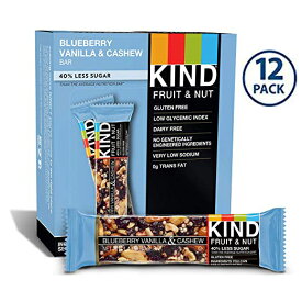 KIND Bars, Blueberry Vanilla and Cashew（ブルーベリーバニラ＆カシュー） 40g×12袋