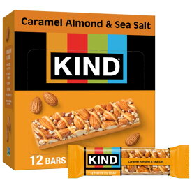KIND Bars, Caramel Almond & Sea Salt（キャラメルアーモンド＆シーソルト） 40g×12袋