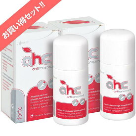 デオドラント 制汗剤 AHCフォルテ30ml（手汗、足汗、足の臭いでお困りの方）お得な2本セット！ 日本語説明書付！（正規販売店特典）/ 対策 臭い メンズ 男性 女性