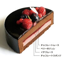 フルーティーチョコレートケーキの中身