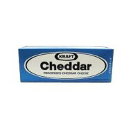 【冷蔵】【12本セット】 クラフト チェダー ブロック 1kg｜森永乳業 Kraft Cheddar ハンバーガー チーズ …