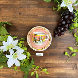 yszGXvb\Jbv\[T[ pink 1 tazzina caffe{piattino limone Jbv8.2cmx5.3cm \[T[ 12.3cmx2.3cm | C^A  A}tB C^AY pottery ceramica 