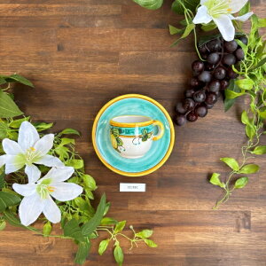 yszGXvb\Jbv\[T[ ×F tazzina caffe{piattino limone Jbv8.2cmx5.3cm \[T[ 12.3cmx2.3cm | C^A  A}tB C^AY pottery ceramica 