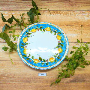 yszPIZZAM ~`MFx[X  ceramica rotondo per la pizza 30cmx2.5cm | C^A  A}tB C^AY pottery ceramica  nhCh handmade