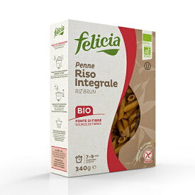 felicia フェリチア 玄米 パスタ ペンネ 340g　｜ penne riso integrale brwn rice グルテンフリー イタリア