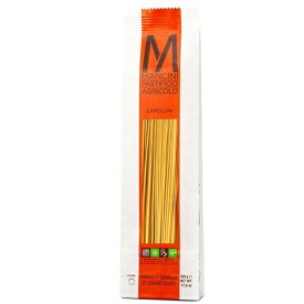 パスタ マンチーニ カッペリーニ 1.2mm 500g | 極細 細麺 イタリア 冷製 パスタ ランチ カペッリーニ イタリア ブロンズ