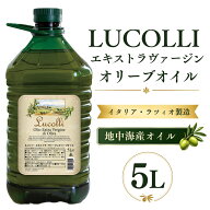 【送料無料】ルコッリ 地中海産 イタリア製造 エキストラヴァージンオリーブオイル 5L　| EXV エクストラ…