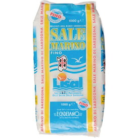 リーサル サーレ フィーノ 1kg（サルデーニャ産）細粒　| Lisal Sale marino fino della Sardegna イタリア 塩 天然 天日海塩 リザール