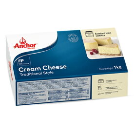 【冷蔵】Anchor ニュージーランド クリームチーズ 1kg　| アンカー デザート ドルチェ お菓子作り 業務用
