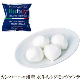 ◆【水牛ミルクの濃厚で深い味わい】 【冷凍】 ブファリー モッツァレラ ブッファラ 125g 【30g×4粒】 | イタリア チーズ 水牛のミルク モッツァレラ パスタ ピザ ピッツァ ブッファラ モッツァレッラ カンパーニャ州