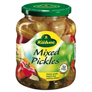 ◆キューネ ミックスピクルス 330g 【固形量190g】 | サラダ 付け合わせ 酢漬け ピクルス