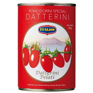 唯一の皮むき！ イタリアット ダッテリーニ トマト缶 400g 【1個口48缶まで】| モンテベッロ イタリア 皮…