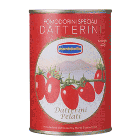 あまっ うまっ しかも皮無し 唯一の皮むき モンテベッロ トマト ４００ｇ缶 pomodoro 評判 Tomato 1個口48缶まで datterini メーカー直送 ダッテリーニ
