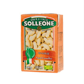 ソルレオーネ　白いんげん豆　380g　| SOLLEONE 紙パック 煮込み サラダ トッピング 白インゲン【総重量約420g】