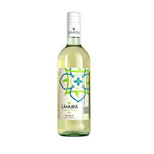 ◆【よりどり6本以上、送料無料】 Lamura Organic Bianco IGT 750ml | ラムーラ オーガニック ビアンコ シチリア州 白ワイン カタラット 緑がかった淡い黄色。シトラスやトロピカルフルーツの香り。