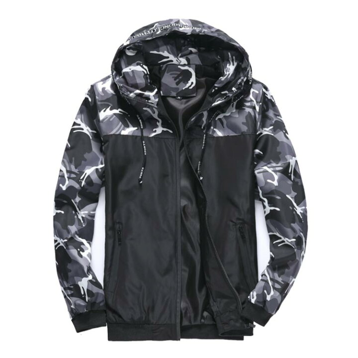 楽天市場】春 ウインドブレーカー 防風 切り替え M~6XL メンズ スリム 