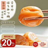 ＼楽天スーパーSALE 20％オフ／4,980円→3,984円！はちみつ梅干し 無添加『幸せの はちみつ梅 700g』紀州…