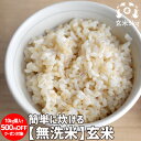 【無洗米玄米】玄米なのに「無洗米」令和5年度福島県産　簡単に炊ける無洗米玄米5kgやわらか玄米 送料無料