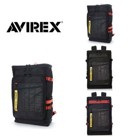 【ポイント10倍】AVIREX　アビレックス　AVX598　リュック　ボックスバックパック　デイバッグ　バックパック　メンズ　レディース　ミリタリー　鞄　撥水　雨に強い　 30L　大容量　軽量　アウトドア　レジャー　フェス　おしゃれ　人気