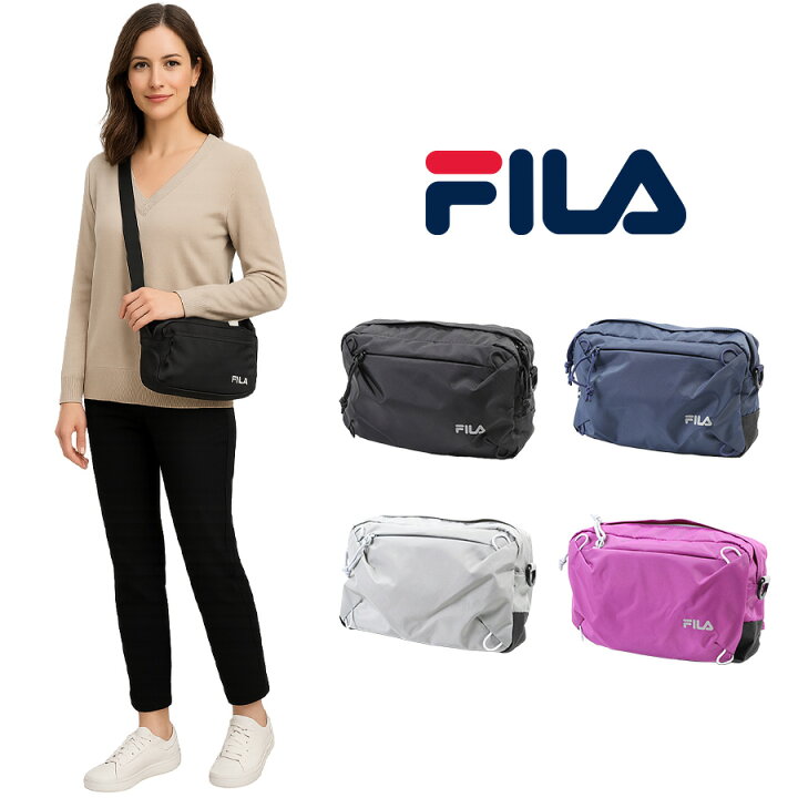 楽天市場】【FILA】7876 ボレロ ウエストショルダー 斜め掛け かばん 