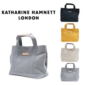 KATHARINE HAMNETT LONDON　キャサリンハムネットロンドン トートバッグ Tote Bag ユニセックス 490-8060 手提げ トート プレゼント キャンバス ギフト ミニバッグ 軽量 A5 鞄 おしゃれ 人気 正規取扱店 送料無料