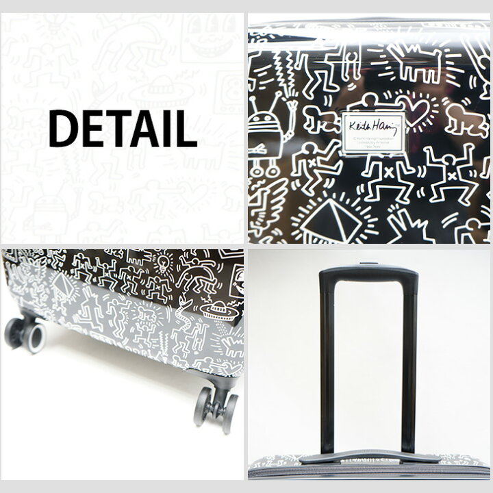 楽天市場】Keith Haring キースヘリング キャリーケース 32L 拡張 39L  