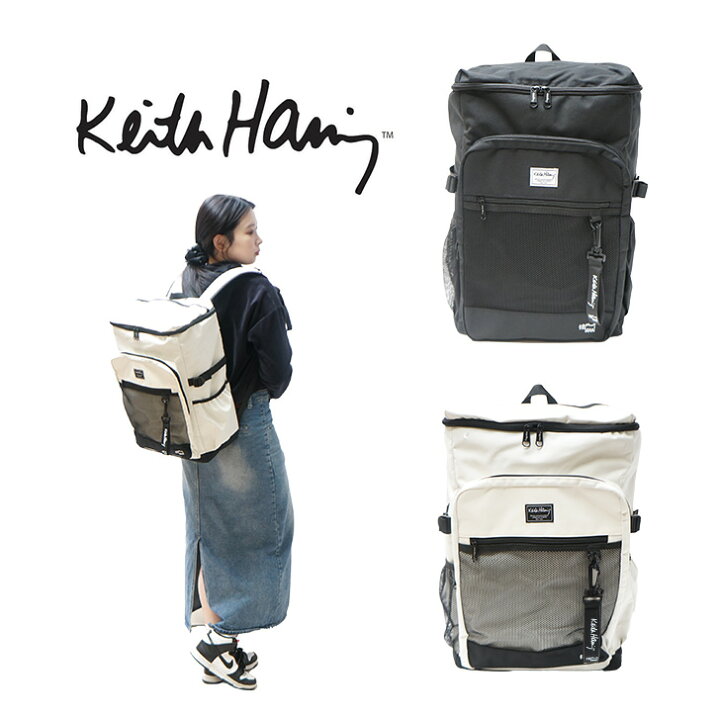 楽天市場】【KeithHaring】リュック 大容量15711 スクエアバックパック 