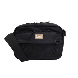【ポイント10倍】Lee リー 320-3724 PRAY2 ショルダーバッグ 横型 バッグ メンズ レディース ミニショルダー 斜め掛け コンパクト 小さめ ブラック レッド ベージュ ミントグリーン ダブルファスナー カジュアル ボックスロゴ プレゼント おしゃれ