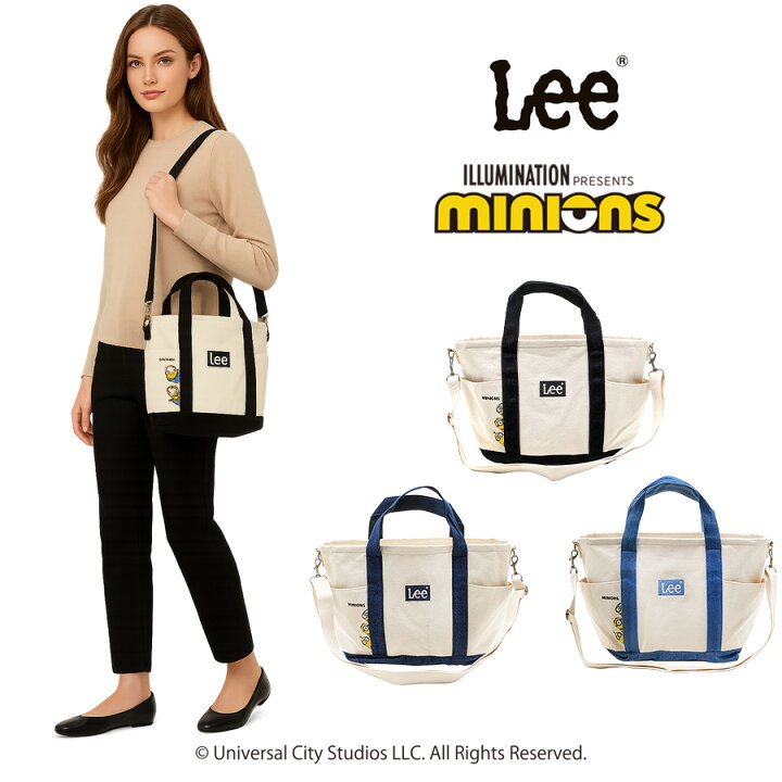 楽天市場】【Lee】320-30011 ミニオン 2WAYコットントートバッグM  