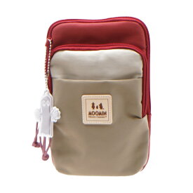 【MOOMIN】RMNL-01 ミニショルダーバッグ ムーミン ミニ バッグ デイリー 軽撥水 ショルダー スマホ 貴重品 ポケット感覚 かわいい ポシェット ヌメ革 ワッペン ロゴの型押し シワナイロン素材 タウン レジャー アウトドア ニョロニョロ リフレクター付き プレゼント 母の日