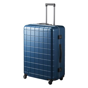 【PROTECA】00144 チェッカーフレーム スーツケース 98L 日本製 プロテカ ガンメタリック ブルーグレー ミッドナイトグリーン アンバー 使いやすい 旅行 出張 ユニセックス 7〜9泊 ストッパー付