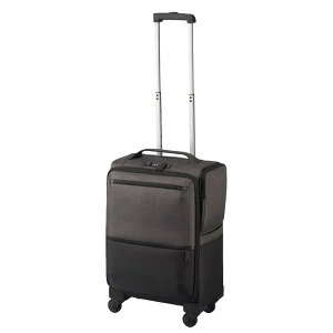 【PROTECA】 12101 アクトーイ2 キャリーケース35L スーツケース 機内持ち込み フロントオープン 日本製 プロテカ 1〜2泊 出張 旅行 ブラック ストッパー付き