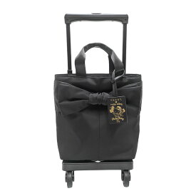 【SWANY】 d666-m18 ハローキティコラボ リボンキャリー ブラック 使いやすい 普段使い お買い物 おしゃれ レディース プレゼント ギフト 母の日 敬老の日