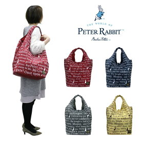 【PETER RABBIT】 0628 レジカゴバッグ かばん バッグ 手持ち エコバッグ コンパクト お買い物 使いやすい 便利 レディース プレゼント ギフト レッド