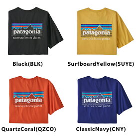 patagonia パタゴニア Tシャツ 半袖 P-6 ミッション オーガニック Tシャツ メンズ クルーネック ロゴプリント スポーティー コットン100% メンズ 37529 野外フェス 海 山 キャンプ MENS P-6 MISSION ORGANIC T-SHIRT 37529 Tシャツ 半袖 『並行輸入品』
