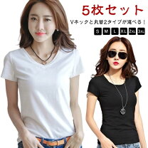 楽天市場】5枚セット Tシャツ（レディースファッション）の通販