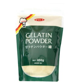 粉ゼラチン（緑）450g　ジェリフ 乾物 和風調味料 【常温食品】【業務用食材】