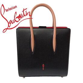 【新品】Christian Louboutin クリスチャン ルブタン PALOMA SMALL CALF PARIS PATENT LEO 50s パロマ スモール ブラック ブラウン レオパード柄 スパイクスタッズ 1165024 ハンドバッグ ショルダーバッグ パテントレザー レディース 誕生日　正規品