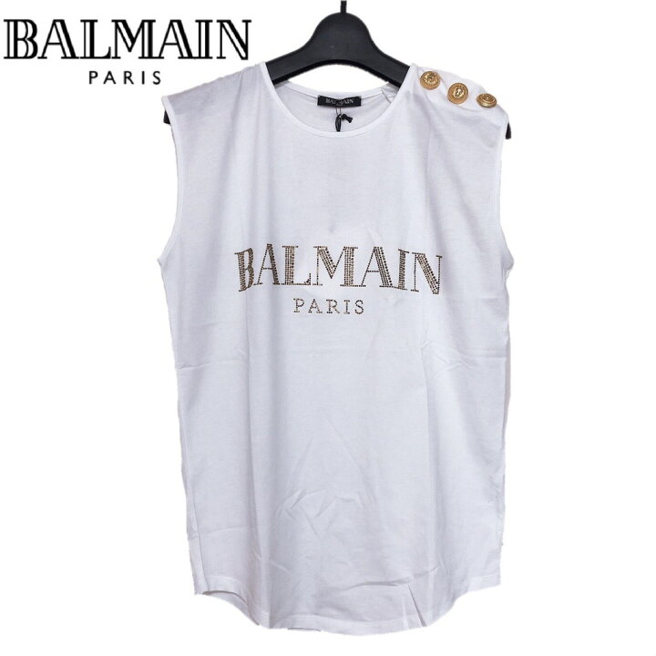 楽天市場】【新品】確実正規品 BALMAIN バルマン ロゴ タンクトップ 