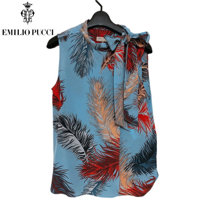 楽天市場】【新品】確実正規品 Emilio Pucci エミリオプッチ 羽柄  