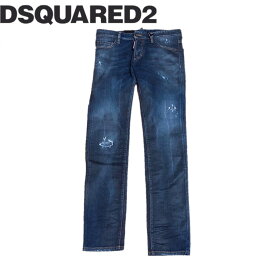 【新品】確実正規品 DSQUARED2 ディースクエアード SLIM JEAN スリム ジーンズ ネイビー 紺 メンズ TG46 M